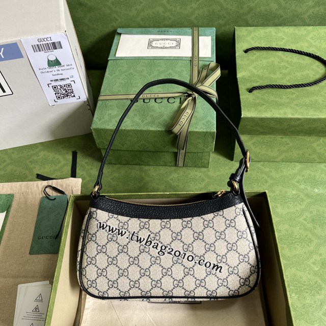 gucci專櫃新款手袋腋下包肩背袋 古馳Ophidia系列小號手袋 jcp1563